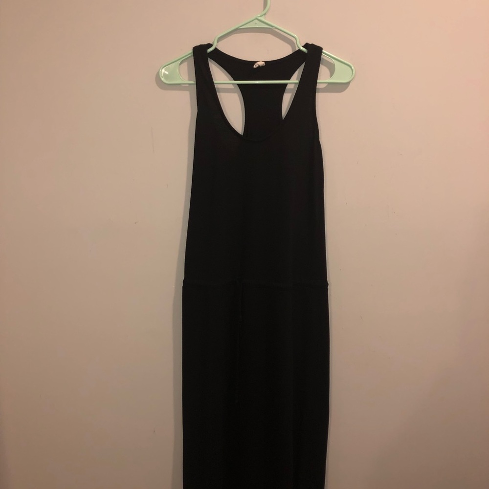 Lanston Black Maxi Dress Summertime 57” Long